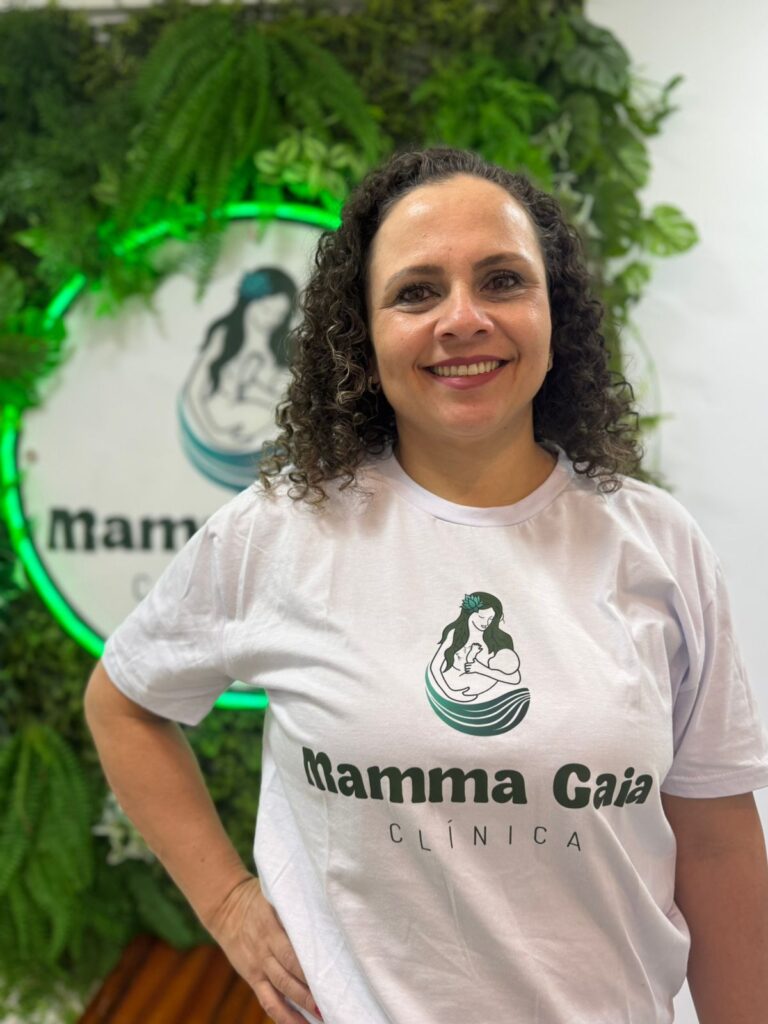 Milene Fernanda Junqueira Tiago, enfermeira e consultora de amamentação da Clínica Mamma Gaia