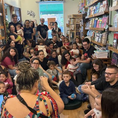Crianças participando do evento Dia das Crianças Gaia